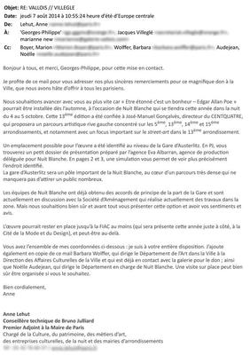 Email - Mairie de Paris