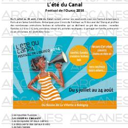 Dossier de presse - Eté du Canal 2014