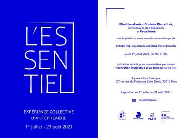 Invitation Expo L’ESSENTIEL