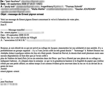 Emails - Le M.U.R