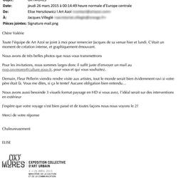 Email - Art Azoï - Projet OXYMORES I
