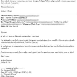 Emails - Mairie du 13e