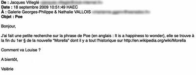 Email -  Jacques Villeglé