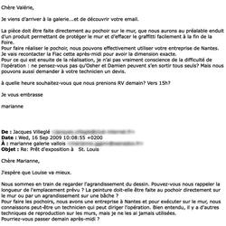 Emails - Galerie Vallois 