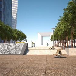 Maquette virtuelle du projet - Jacques Villeglé
