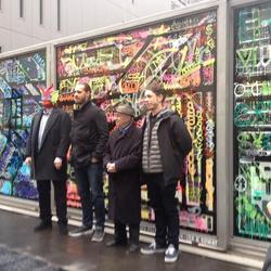 O'Clock, Lek, Jacques Villeglé et Sowat - Ministère de la Culture Paris - 2015
