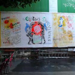 Jacques Villeglé - MUR Oberkampf - Paris 2008