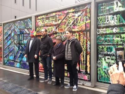O'Clock, Lek, Jacques Villeglé et Sowat - Ministère de la Culture Paris - 2015