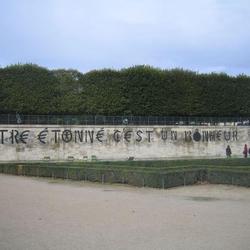 Jacques Villeglé - Tuileries Paris - 2009