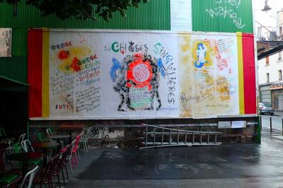Jacques Villeglé - MUR Oberkampf - Paris 2008