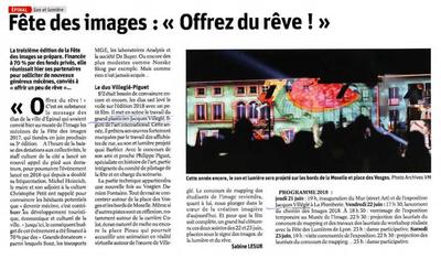 Fête des images : Offrez du rêve - Vosges Matin