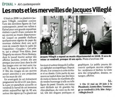 Les mots et les merveilles de Jacques Villeglé