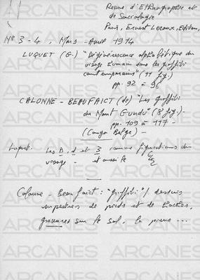 Dégénérescences alphabétiques du visage humain.
