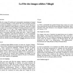  La Fête des images célèbre Jacques Villeglé - Vosges Matin