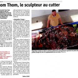 Thom Thom, le sculpteur au cutter - Vosges Matin