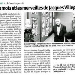 Les mots et les merveilles de Jacques Villeglé