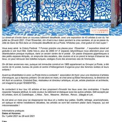  Article Web Sortir à Paris
