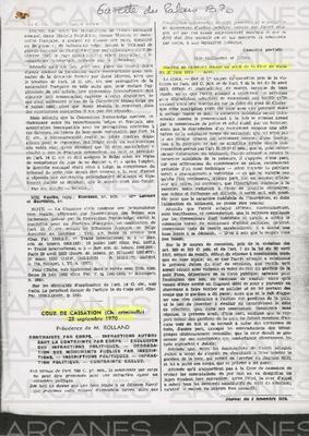 Gazette du Palais.