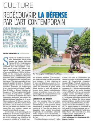 Redécouvrir la Défense par l'art contemporain - Le Figaro