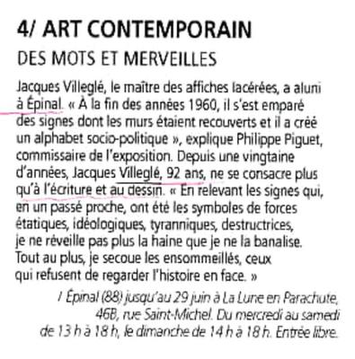 Art contemporain Des Mots et Merveilles