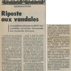 Riposte aux vandales - Le Journo Politain n°7