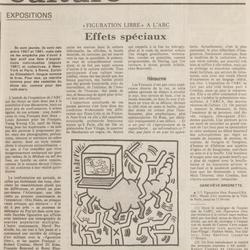 "Figuration libre" à l'ARC - Le Monde