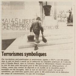 Terrorismes symboliques - Libération