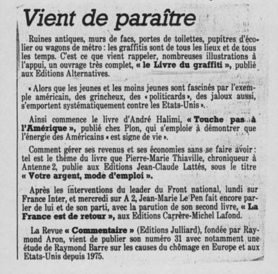 Vient de paraître - La Nouvelle République