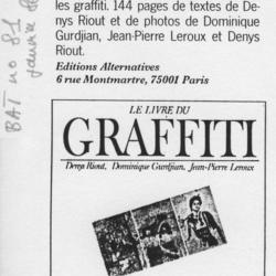 Ça graffite ! - BAT