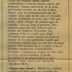 Pub-roman, slogans et graffiti - Libération