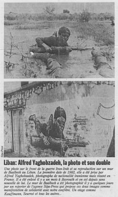Liban : Alfred Yaghobzadeh, la photo et son double