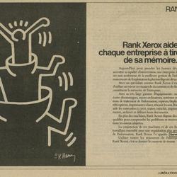 Rank Xerox Keith Haring - Libération