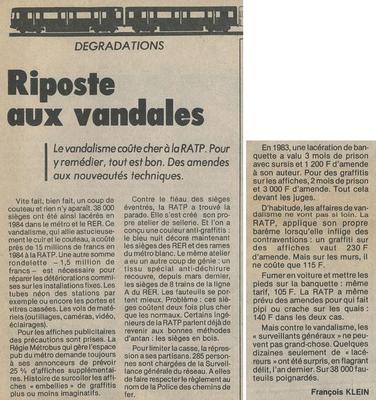 Riposte aux vandales - Le Journo Politain n°7