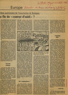 Remember 1956 - Le Monde