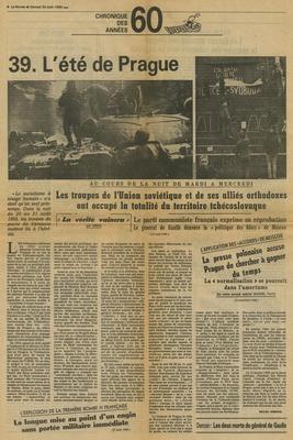 39. L'été de Prague - Le Monde