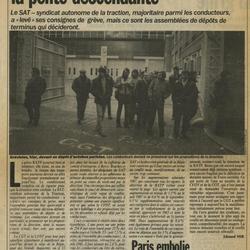 RATP : un mouvement sur la pente descendante - 