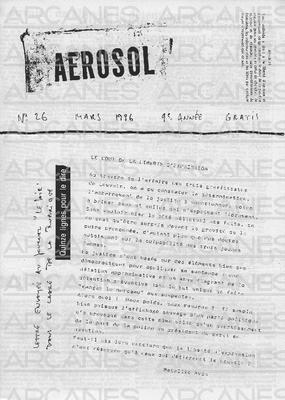 Aérosol n°26