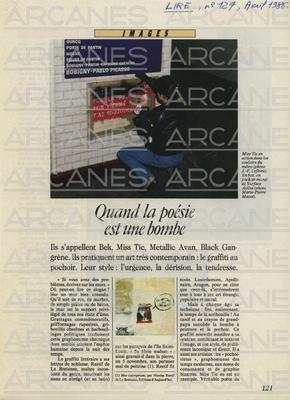 Quand la poésie est une bombe - Lire