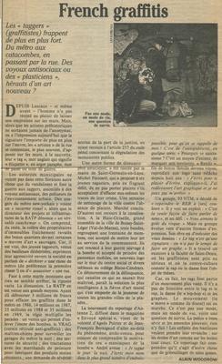 French Graffitis - Le Monde