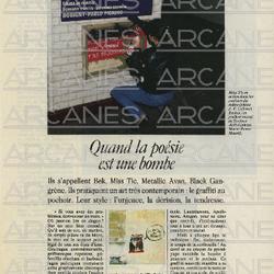 Quand la poésie est une bombe - Lire