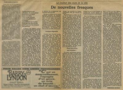 De nouvelles fresques - Le Monde