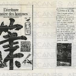 L'écriture mémoire des hommes