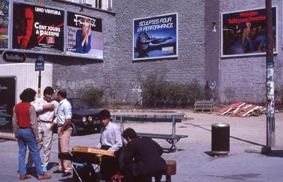 Gérard Zlotykamien, Richard Hambleton, Jérôme Mesnager. Paris, 1984.
