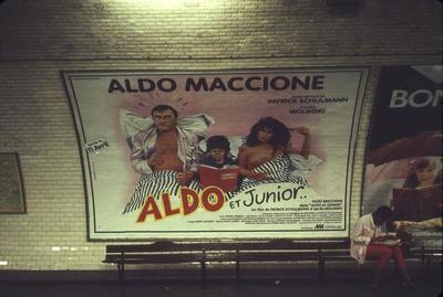 Affiche publicitaire. Paris, 1984.