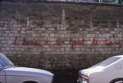 Auteur inconnu. Paris, 1984.